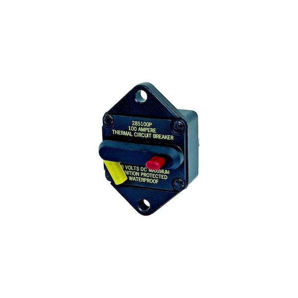 Blue Sea Systems 285 Series DC Cirucit Breaker - Panel Mount 7088 - main